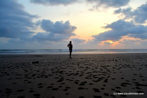 Sun giving way to twilight!